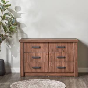 | تسريحة غرفة نوم بـ6 أدراج - ميدلي