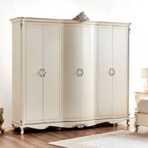 | خزانة ملابس 6 أبواب بأدراج - ديانا