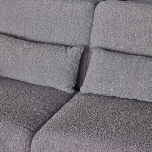 | كنب قماش وهيكل معدني بتصميم روكي