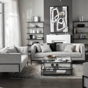 | كنب قماش بتصميم نيفين