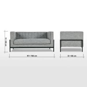 | كنب قماش بتصميم نيفين