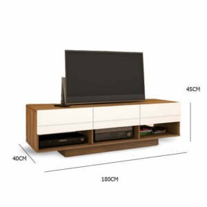طاولة تلفاز 3 ادراج و 3 ارفف 5 | طاولة تلفاز 3 ادراج و 3 ارفف