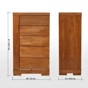 | خزانة تخزين بـ 5 أدراج من جينيفا