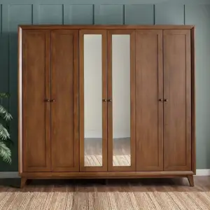 | خزانة ملابس بـ6 أبواب - ليرا