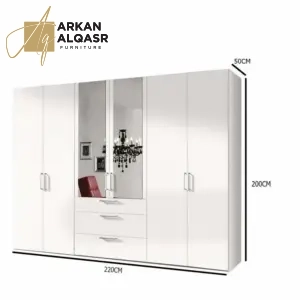 | خزانة ملابس من اربع ابواب
