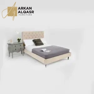 سرير مميز من خشب طبيعي