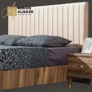 | سرير خشبي علي الطراز المودرن