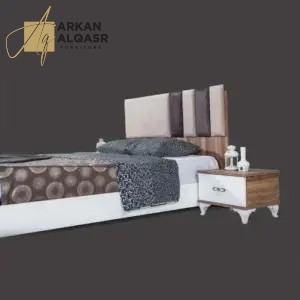 سرير خشبي في وردي من خشب ام دي اف 3 سرير خشبي في وردي من خشب ام دي اف