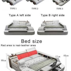 سرير نوم ذكي حديث متعدد الوظائف 13 | سرير نوم ذكي حديث متعدد الوظائف