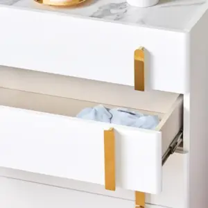 | طاولة سرير جانبية 5 أدراج - هايلي