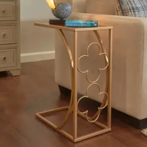 طاولة جانبية بتصميم زهور 2 | طاولة جانبية بتصميم زهور