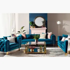 | طاولة جانبية بسطح زجاج - لوجان