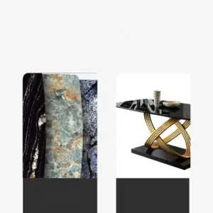 | طاولة طعام رخام من الاستيل الفاخر