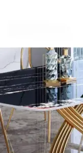 طاولة طعام رخام من الاستيل الفاخر
