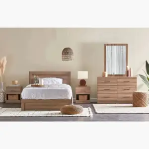 | طاولة تزيين 6 أدراج مع مرآة - فريد