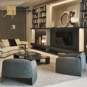 طقم جلوس فاخر بتصميم جذاب