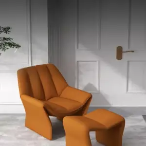 كرسي بمسند للقدم بتصميم عصري 9 كرسي بمسند للقدم بتصميم عصري