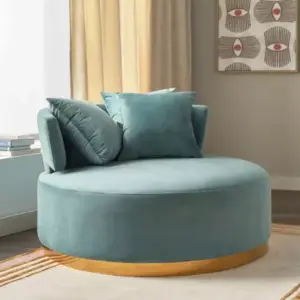 كرسي مخمل بمساند ذراعين - شارون