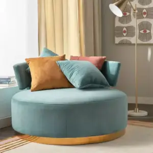 كرسي مخمل بمساند ذراعين - شارون 2 كرسي مخمل بمساند ذراعين - شارون