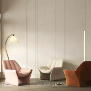 كرسي بمسند للقدم بتصميم عصري 4 كرسي بمسند للقدم بتصميم عصري