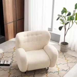 كرسي مفرد من القماش