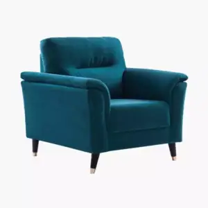 كرسي مخمل بمساند ذراعين - كونكورد