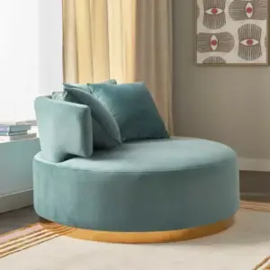 كرسي مخمل بمساند ذراعين - شارون 3 كرسي مخمل بمساند ذراعين - شارون