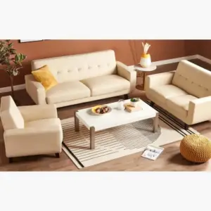 | كنب جلد 3 مقاعد - فرانكو