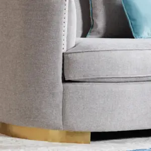 | كنبة 3 مقاعد قماش من سميث