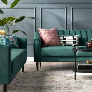 | كنب مقعدين قماش - مارلون