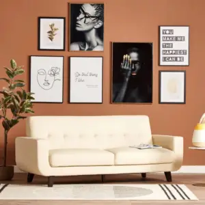 | كنب جلد 3 مقاعد - فرانكو