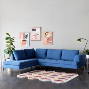 | كنبة ركنية قماش 4 مقاعد من كارتر