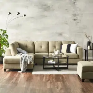 | كنبة ركنية 4 مقاعد جلد صناعي - جاستين