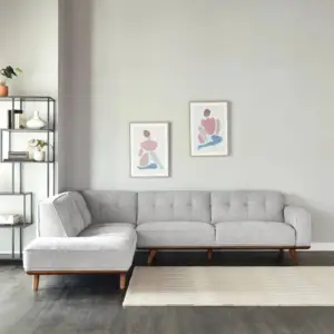 كنبة ركنية 4 مقاعد قماش - مورانو