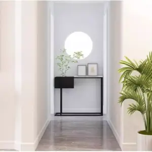 كنسول اسود بتصميم فاخر