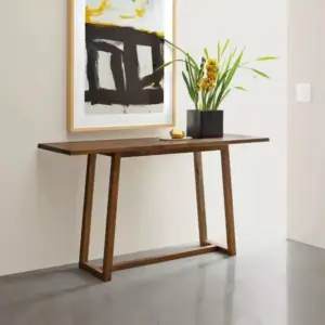 كنسول بارجل خشب وتصميم فاخر