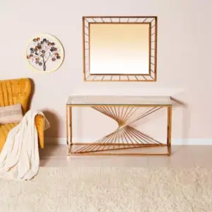 طاولة كونسول بمرآة - ألفي