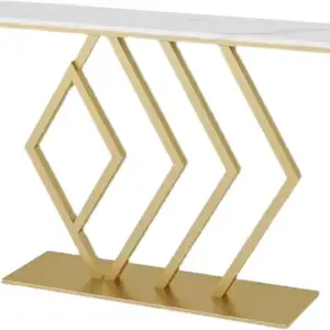 كنسول بسطح رخام بتصميم راقي