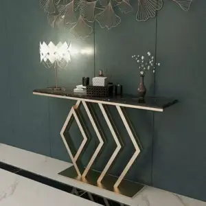 | كنسول بسطح رخام بتصميم راقي