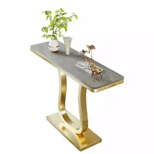 كونسول بسطح رخام رمادي عصري