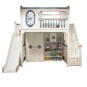 | سرير دورين بتصميم بيت متعدد المزايا