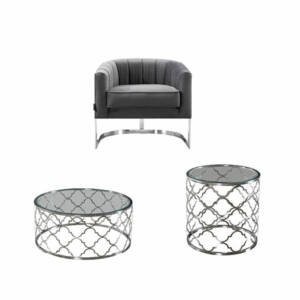 طقم كنب مع طقم طاولات 5 | طقم كنب مع طقم طاولات