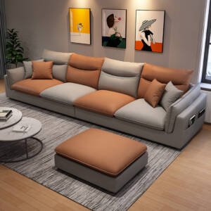 كنب جلد بتصميم ايطالي حديث 6 | كنب جلد بتصميم ايطالي حديث