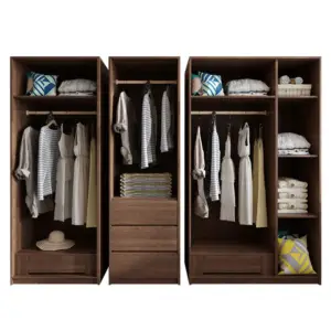 | خزانة ملابس بتصميم خشبي مميز