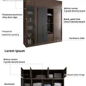 خزانة ملابس بتصميم مميز 6 | خزانة ملابس بتصميم مميز