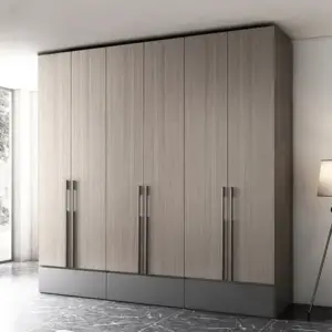 | خزانة ملابس خشبية بتصميم مميز