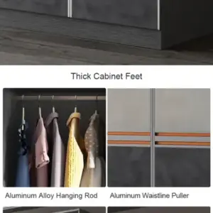 | خزانة ملابس بتصميم عصري