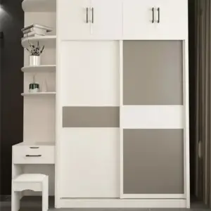 خزانة ملابس مع تسريحة مدمجة بتصميم عصري