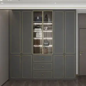 خزانة ملابس مودرن بتصميم جذاب 1 خزانة ملابس مودرن بتصميم جذاب