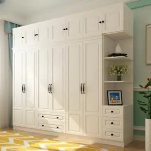 خزانة ملابس بتصميم بسيط وعصري – أبواب سحاب وأرفف داخلية – مناسبة للمساحات الصغيرة – تشطيب هادئ وأنيق